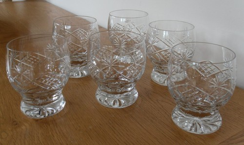 Vintage cut glass crystal - 6,