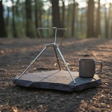 Folding tripod cooker stand - folding,