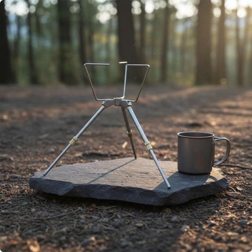 Folding tripod cooker - tripod, stand