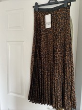 BNWT ZARA LONG SILKY PLEATED