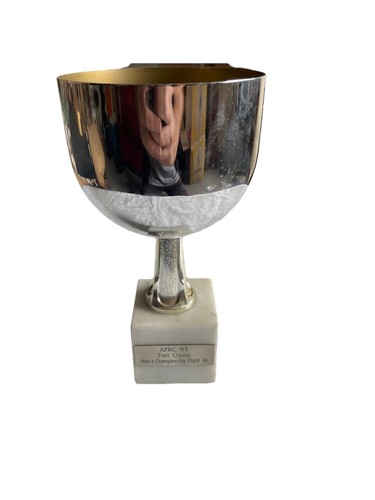 Vintage men trophy silver - vintage,