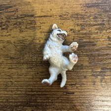 Schleich HUSKY PUPPY On Back Playful 2007 Retired Dog Figure 16374
