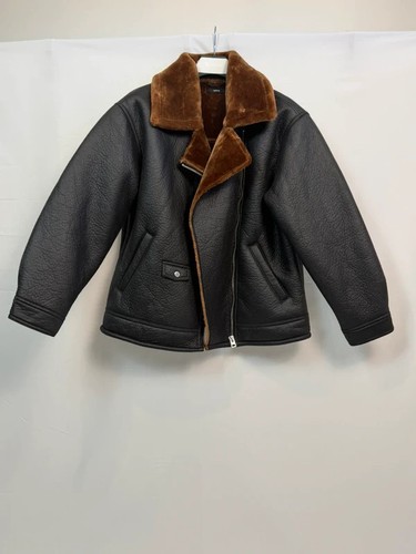 George black faux leather - black,