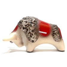 Otto Keramik Bull in Red
