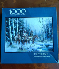 1000 Piece Jigsaw Puzzle - American Indian - Winter Pass