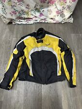 RK Sports Motorcycle Jacket Black & Yellow 50/40 - M - Elbow, Shoulder Pads 