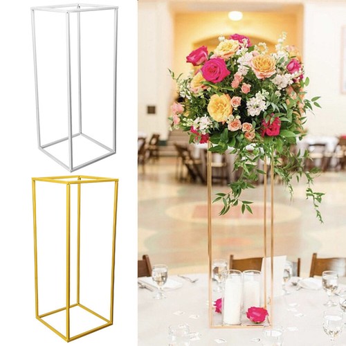 Metal geometric flower stand - flower,