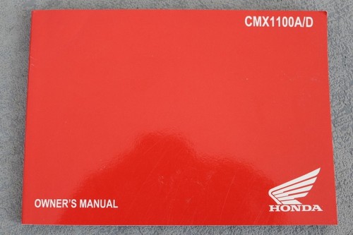 Honda cmx 1100 owner - honda, a/d