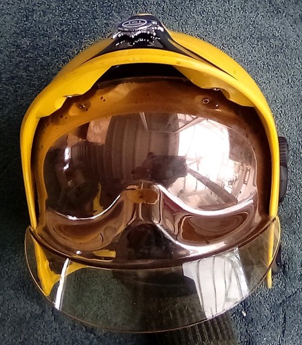 Fireman helmet with face - helmet,