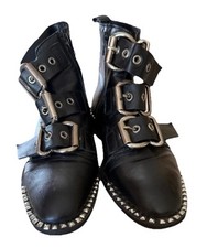 Topshop Black Alfie Buckle