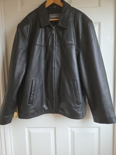 Ben sherman black real leather - black,