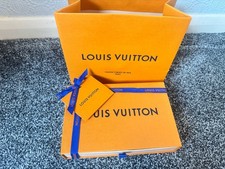 LV Louis Vuitton Empty Gift Box & carrier bag size 20/14/4cm
