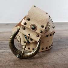 VTG Nanni Wide Leather Belt