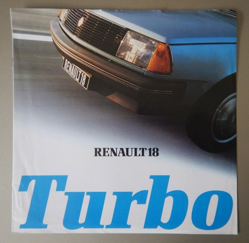 Renault turbo orig 1980 - 18,