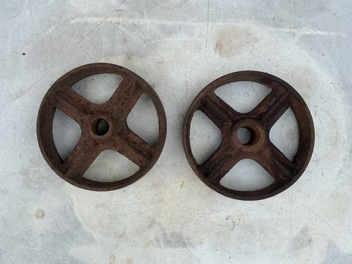 Cast iron trolley - iron, wheels.