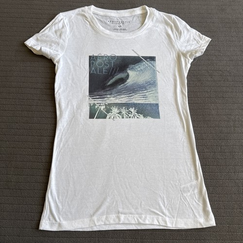 Aeropostale ladies white wave - white,