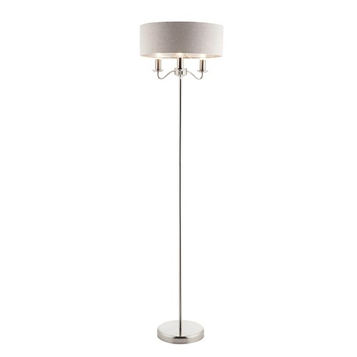 Floor lamp nickel effect - floor,