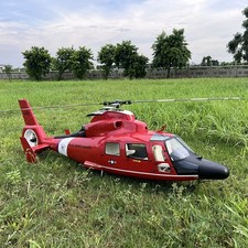 Roban 800size ARF AS-365 Dauphin RC Helicopter red Coast Guard Model Fuselage