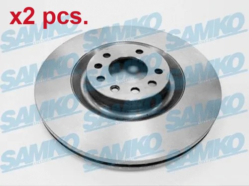 Pcs front brake disc - x2,