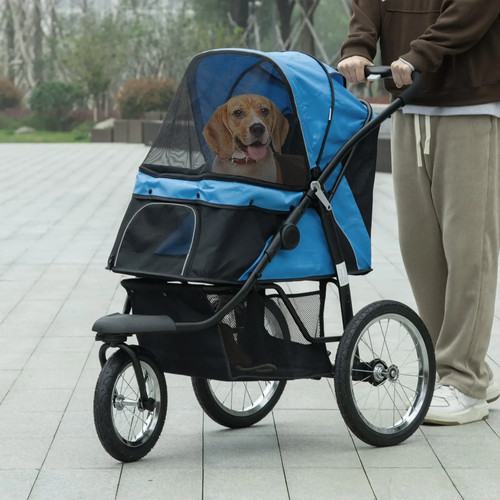 Pet stroller dog buggy 3wheels - stroller,