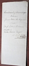 MARRIAGE CONTRACT 1836 -