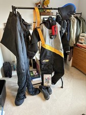 Divers Dry Suit with Under One-Piece Fleece