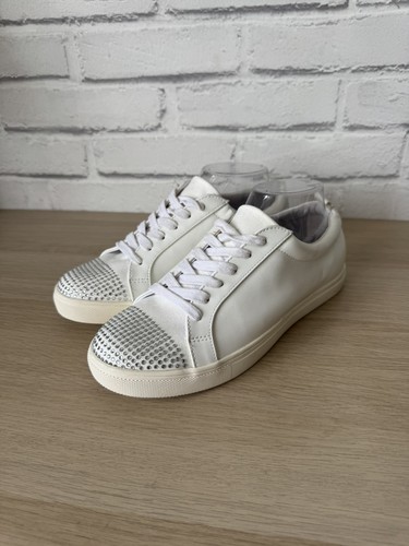 Faith white leather crystal - faith,