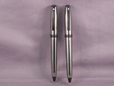 Sheaffer Vintage White Dot Prelude Gun metal Ball Pen/Pencil Set--USA-new