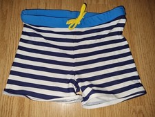 Gorgeous Navy Blue Striped JOHN LEWIS Swim bottoms Trunks age 8 years old