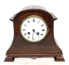 Antique Mahogany Mantel Bracket Clock FRENCH MADE