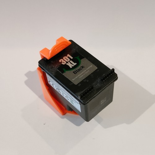 Used and empty 301xl black - empty, hp