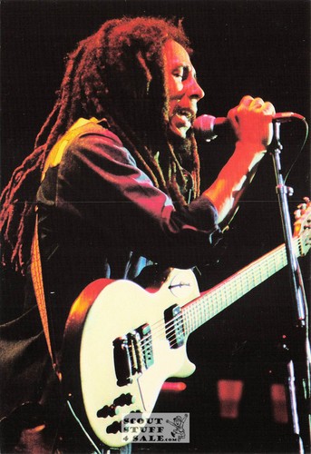 Bob marley postcard - bob,