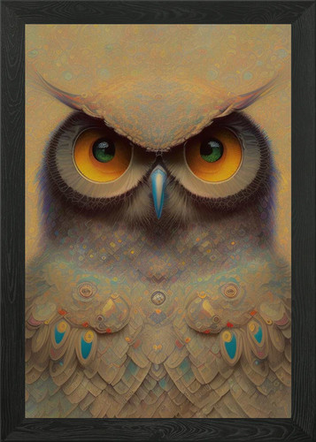 Owl digital painting - 2,