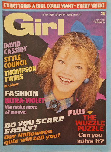 Girl magazine november 1985 - girl,
