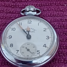 Lovely 1960's Vintage Smiths Defiance Pocket Watch Serviced New Crystal fitted