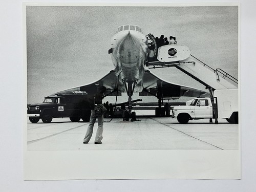 Boarding the concorde jet - the,
