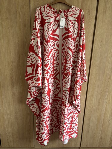 Satin kaftan dress - -,