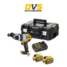 DeWalt DCD1007T2 18V XR Brushless Premium Hammer Drill Driver – 2x6Ah Batts &