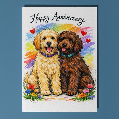 Labradoodles sweet curly hugs - curly,
