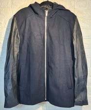 River Island Faux Leather Wool