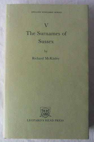 The surnames sussex - of,