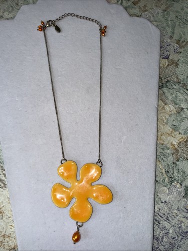 Rare pilgrim orange enamel - orange,
