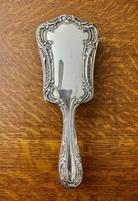 VINTAGE Large Ornate Antique Gorham Sterling Silver Repousse Hair Brush Antique
