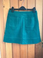 boden green dorchester moleskin like skirt pockets 12 petite bnwot