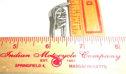Laughing indian pin vintage - laughing,