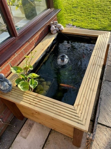 Large raised garden pond - large,