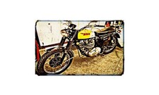 Bsa 441 Motorbike A4 photo