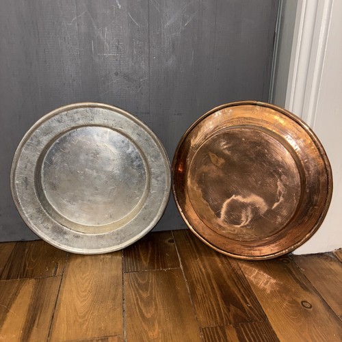 Antique copper pewter - /,