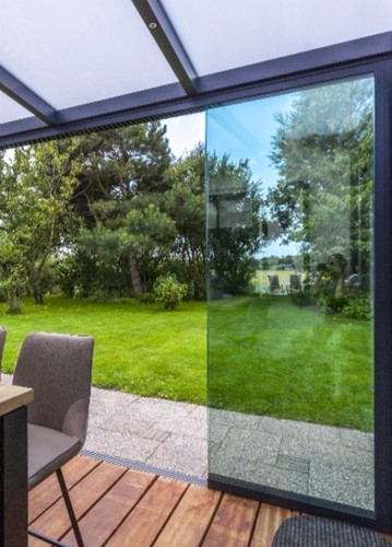 Glass garden room - glass,