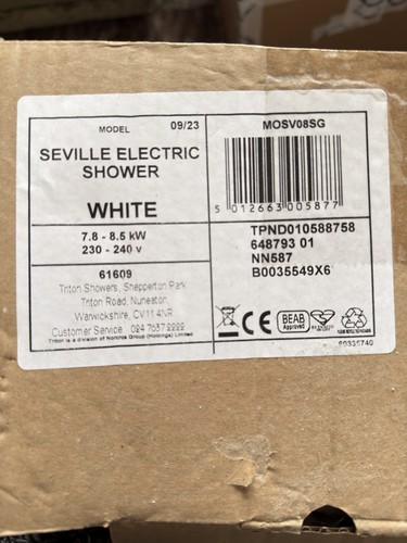 Electric shower 5kw - electric, 8.5kw